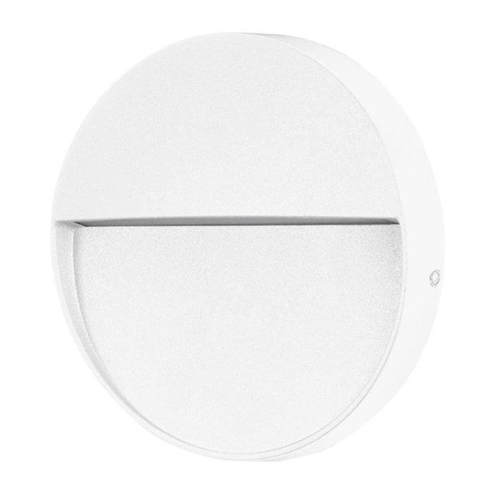 FORLIGHT Nod Round - Foco LED Exterior IP65 de Superficie para Pared. Lámpara de Pared para Señalizar Caminos | Escaleras y Rod