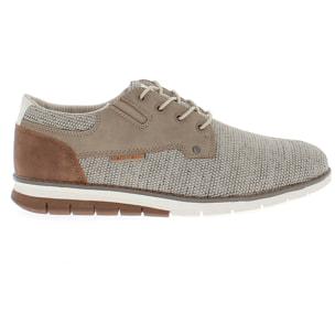 Armata di Mare Scarpe Uomo Scarponcino Casual Stringate con Soletta Rimovibile in Memory Foam AMU 1L908 Beige