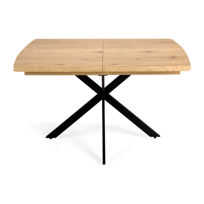 Mesa extensible – Roble y negro