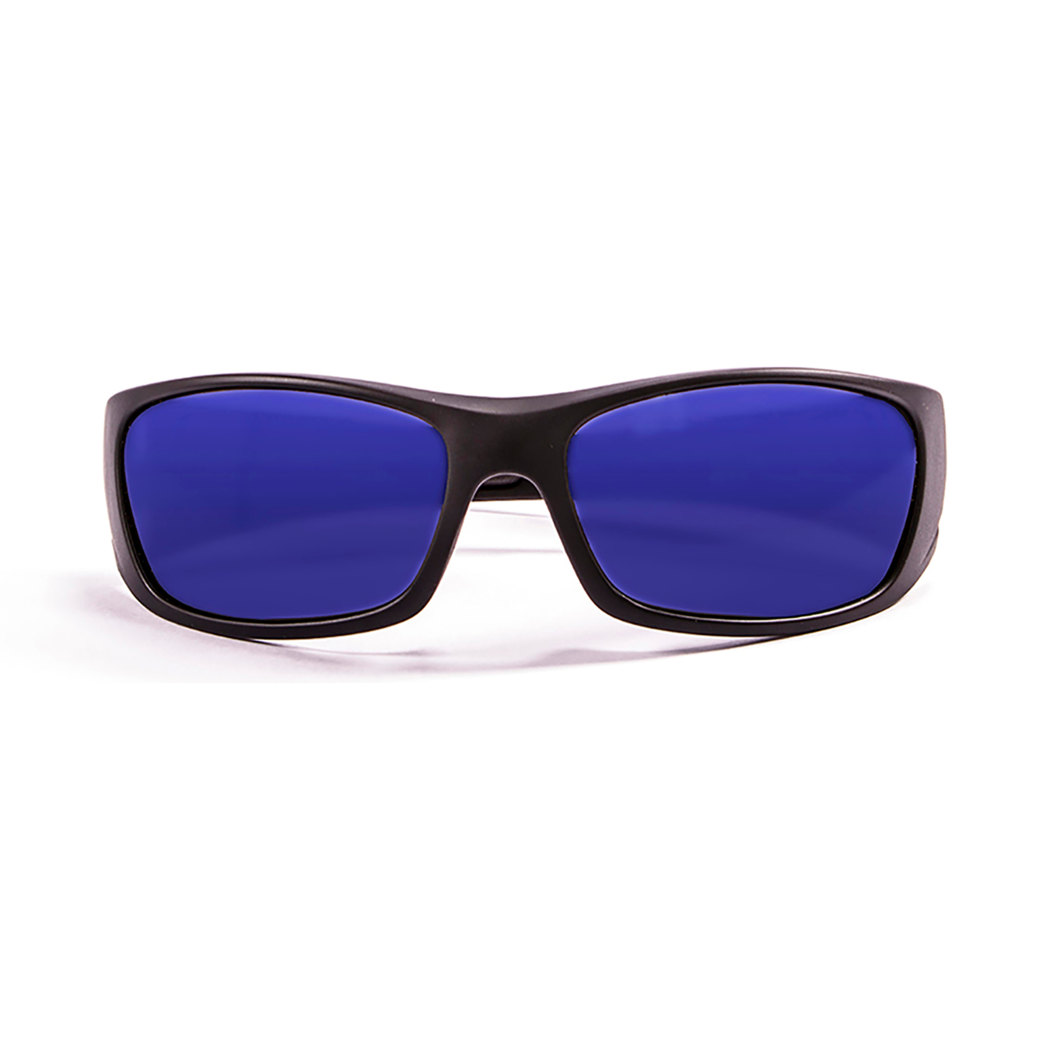 Gafas de deportes acuáticos OCEAN BERMUDA - Negro mate / Revo azul