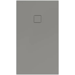 Receveur antidérapant Planeo acrylique gris