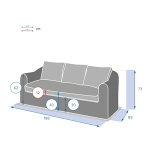 Canapé de jardin Mooréa Savana