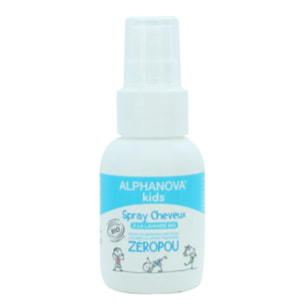 Kids Zéropou  - Spray Cheveux à la Lavande Bio 50 ml