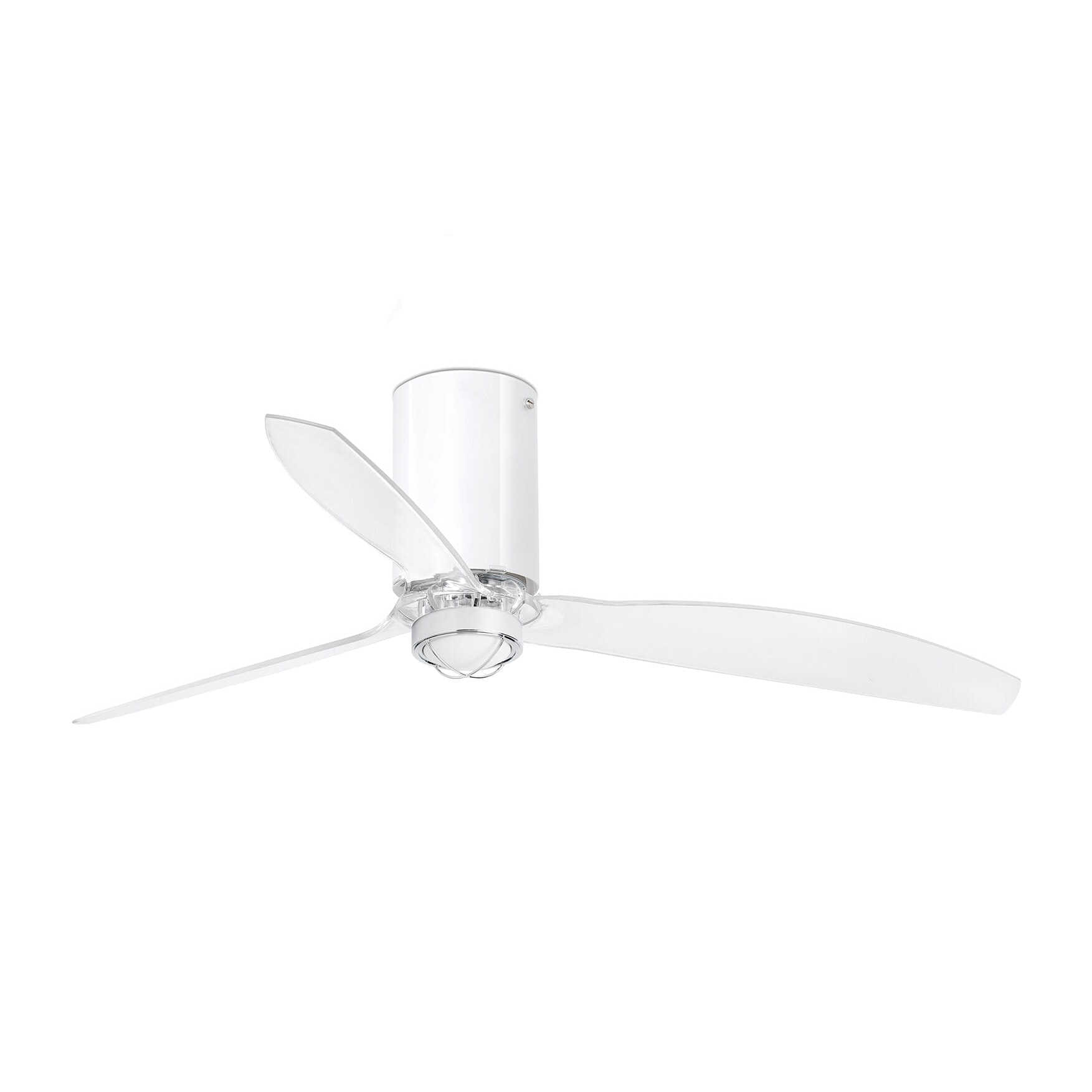 MINI TUBE FAN M LED Ventilatore bianco brillante/trasparente DC