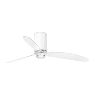 MINI TUBE FAN M LED Ventilatore bianco brillante/trasparente DC