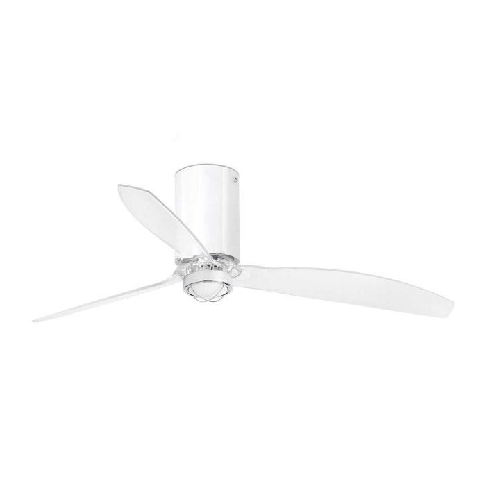 MINI TUBE FAN M LED Ventilatore bianco brillante/trasparente DC