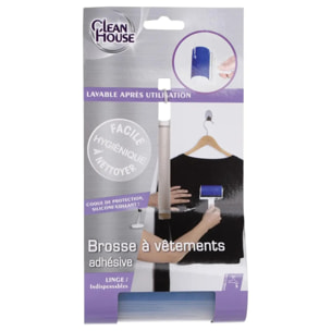 Brosse à vêtements lavable gris