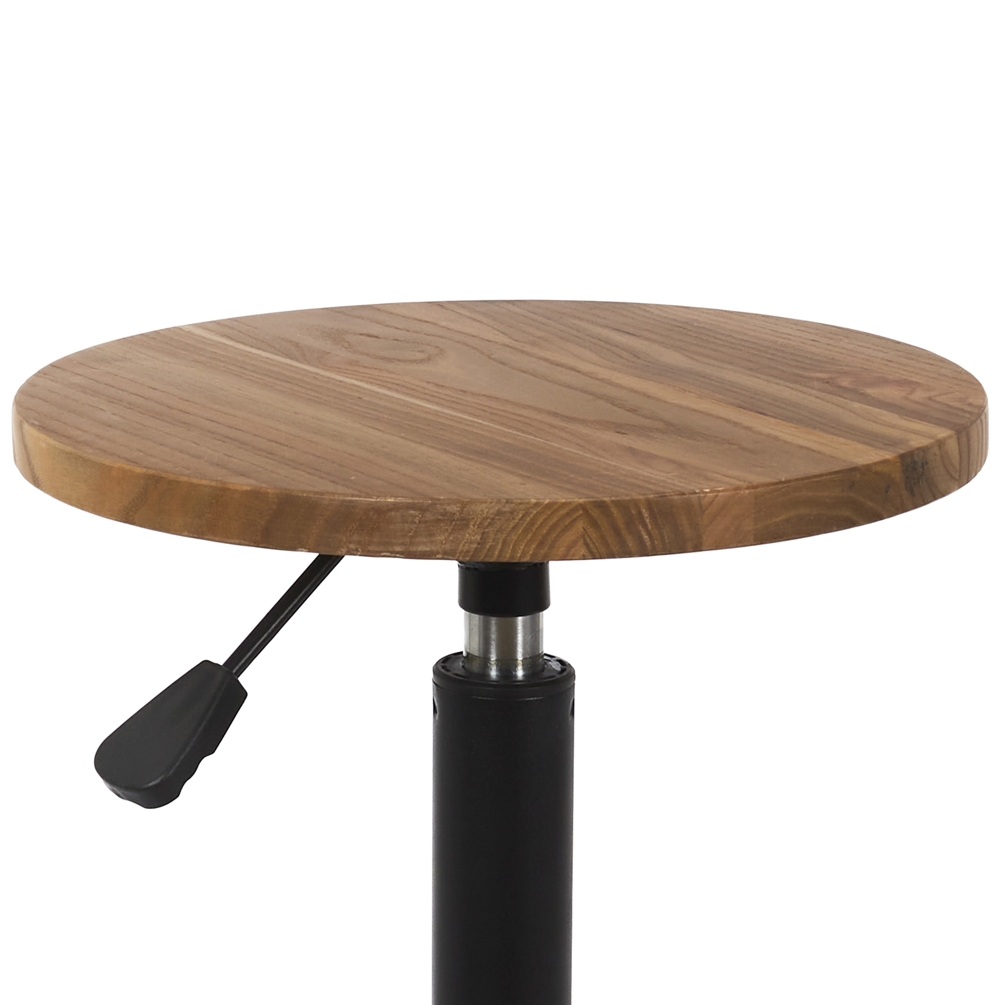 Tabouret De Bar Reglable Bois Brut Ace