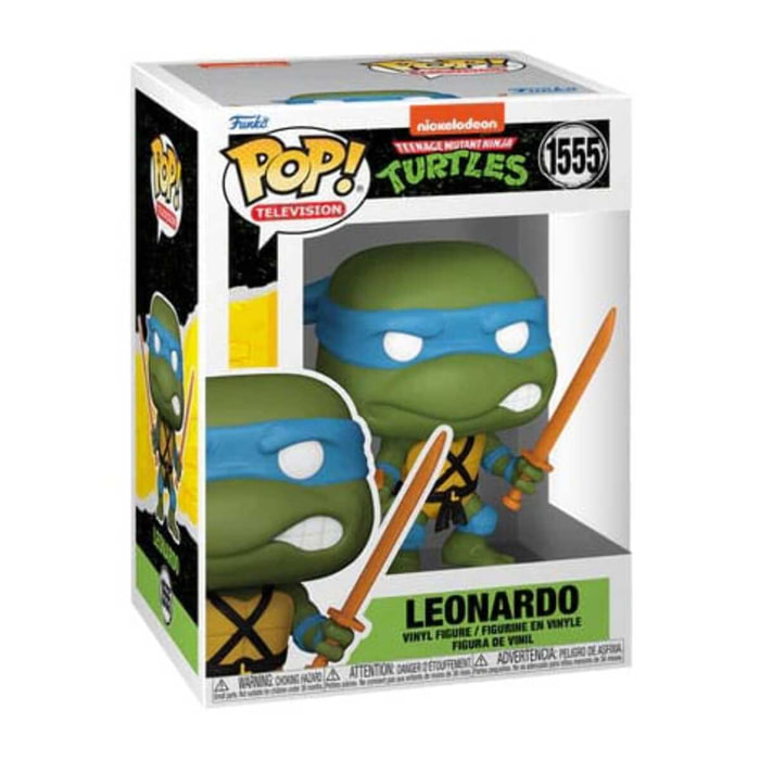 Tartarughe Ninja Pop! Television Figure in Vinile Leonardo 9 Cm Funko