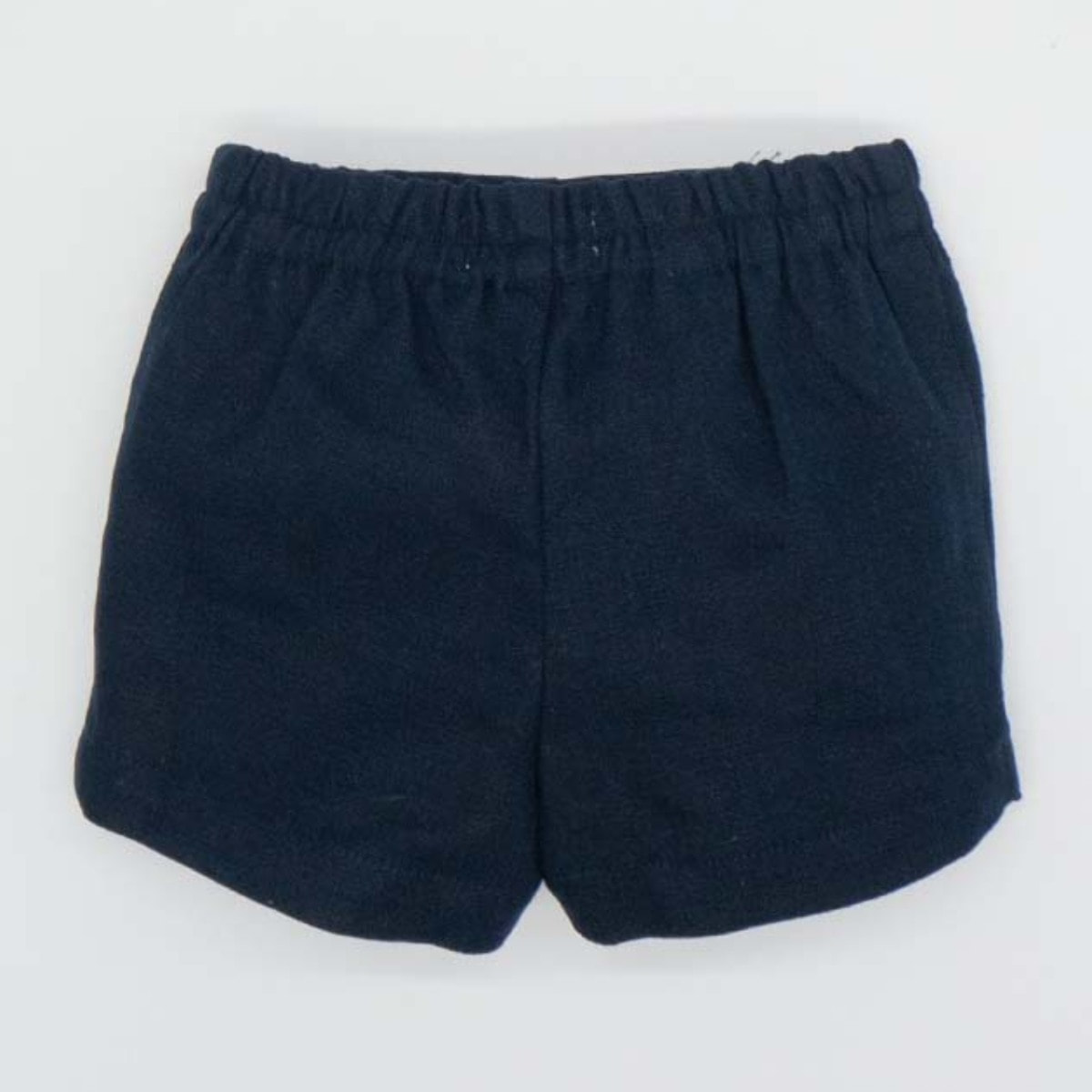 BERMUDA AZUL MARINO CON BOLSILLO VICHY