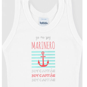 Body bebé tirantes personalizado frases