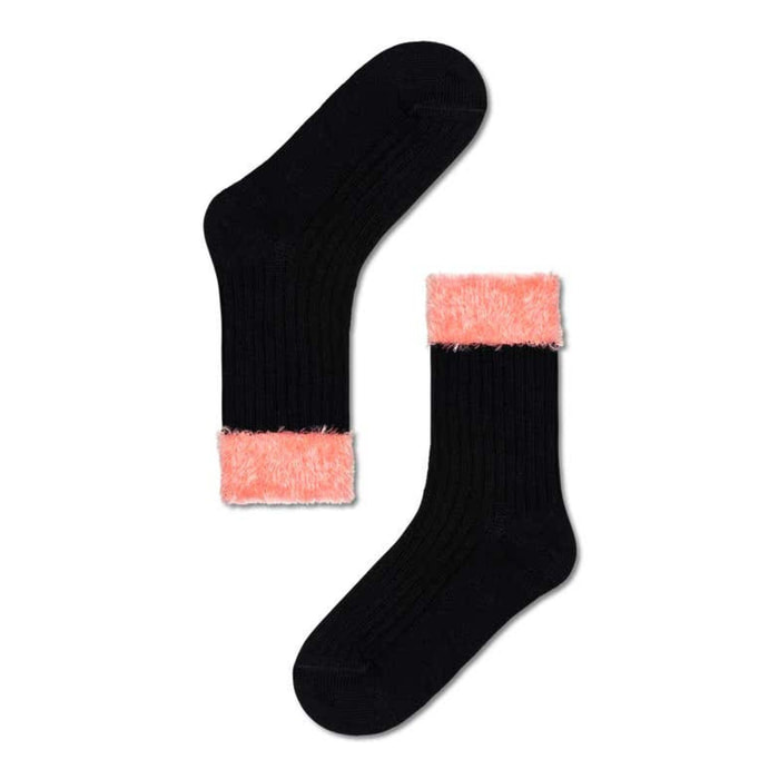 Calcetines judit crew negro y rosa