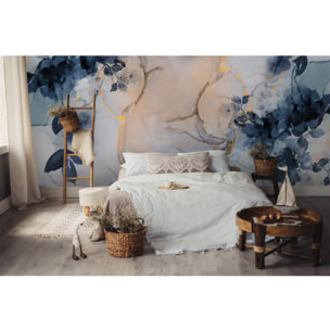 Papier peint panoramique Marble&Flowers XL - Fabriqué en France, il offre une qualité exceptionnelle