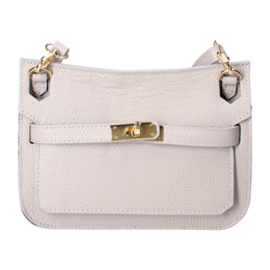 Borsa a tracolla Katie da donna In Vera pelle Made in Italy 23x17x5 cm