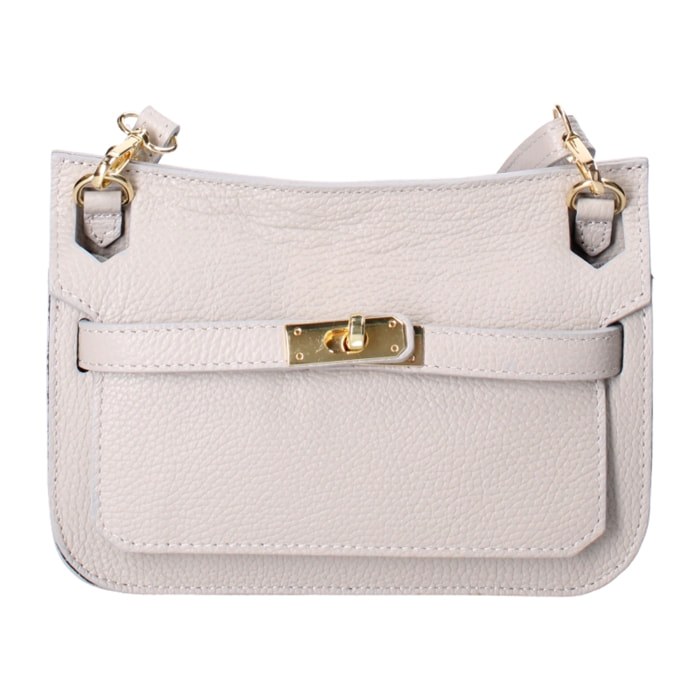 Borsa a tracolla Katie da donna In Vera pelle Made in Italy 23x17x5 cm