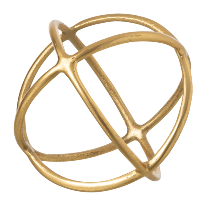 J-Line décoration Boule Sculpture - aluminium - or - medium