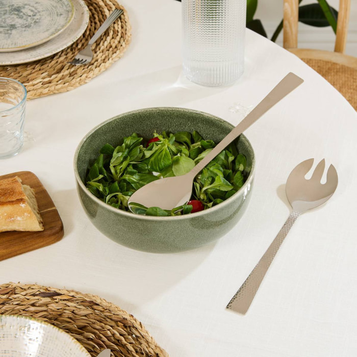 Couverts à salade argent