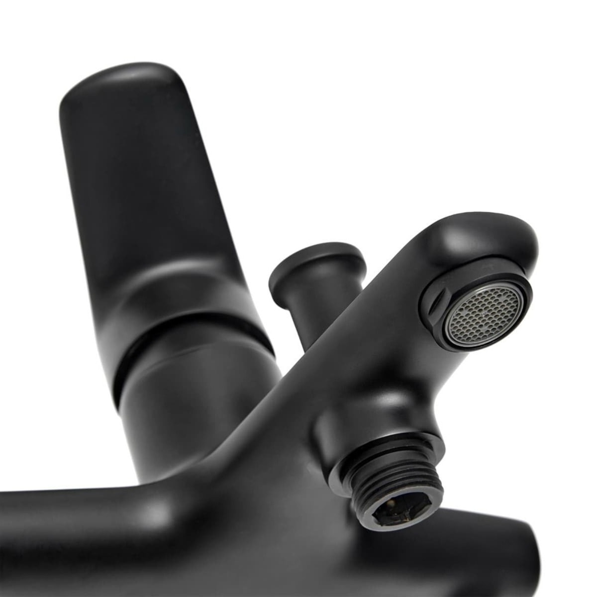 Mitigeur de salle de bain Swiss Aqua Technologies Mood sans kit de douche 150 mm noir SATBSMOOD222C