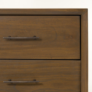 LARA - Commode 4 tiroirs bois Mindi