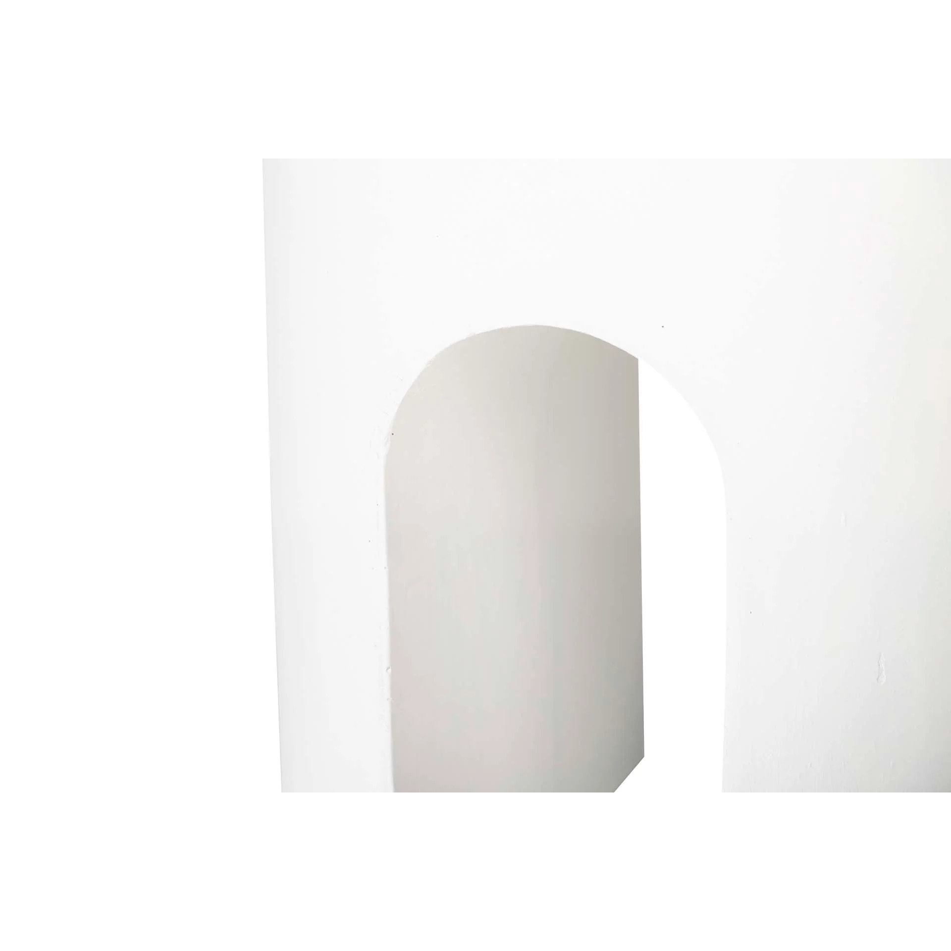 Mesa Auxiliar Taburete Blanco Sedit 41x41x47 Cm
