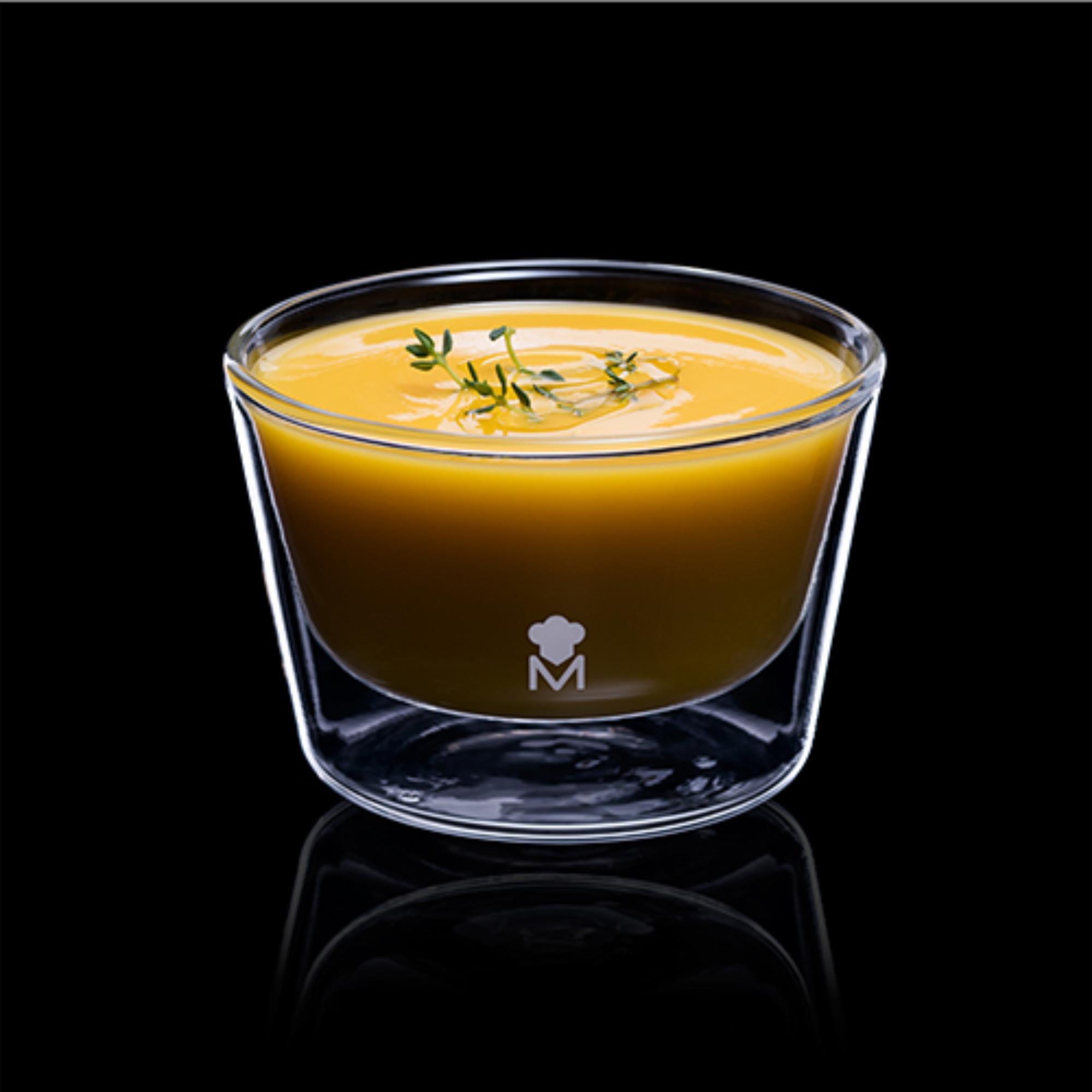 Bol mediano mixology de 400ml de doble pared en borosilicato masterpro