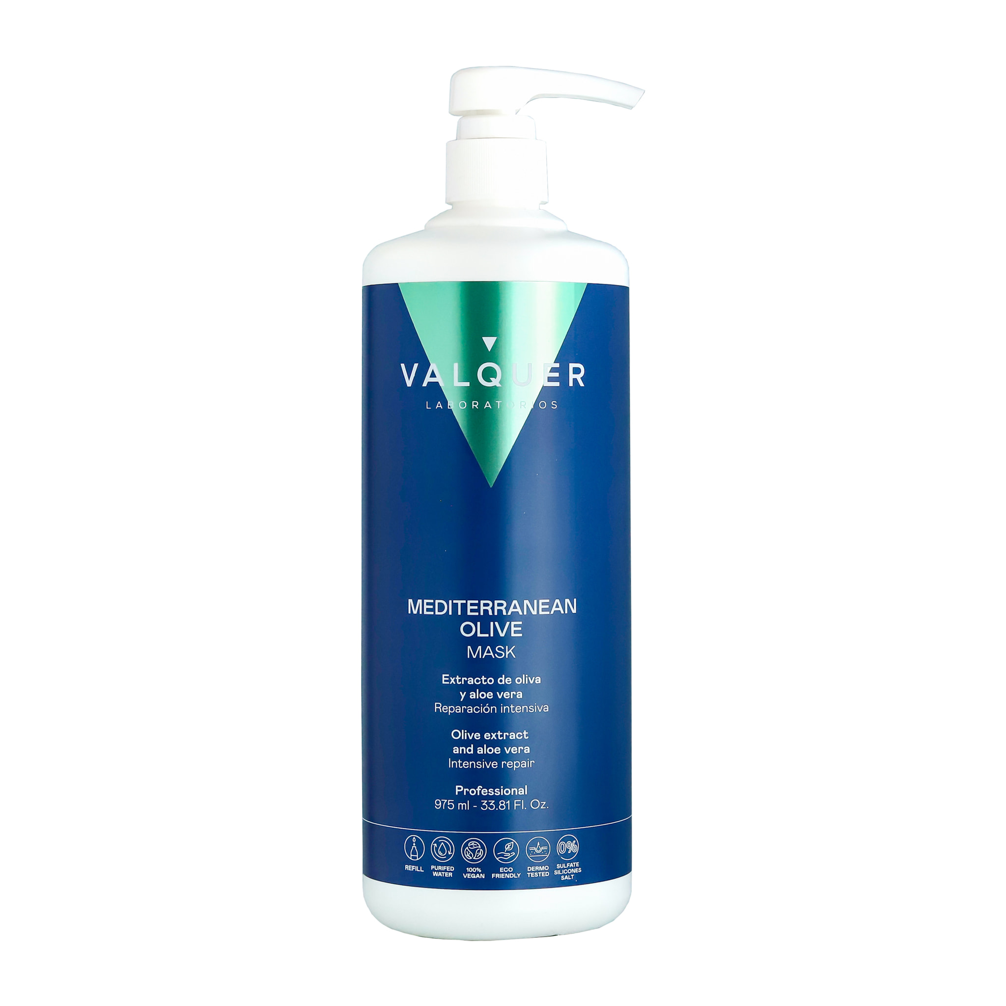 Valquer Mascarilla capilar reparadora intensiva de oliva- 1000 ml