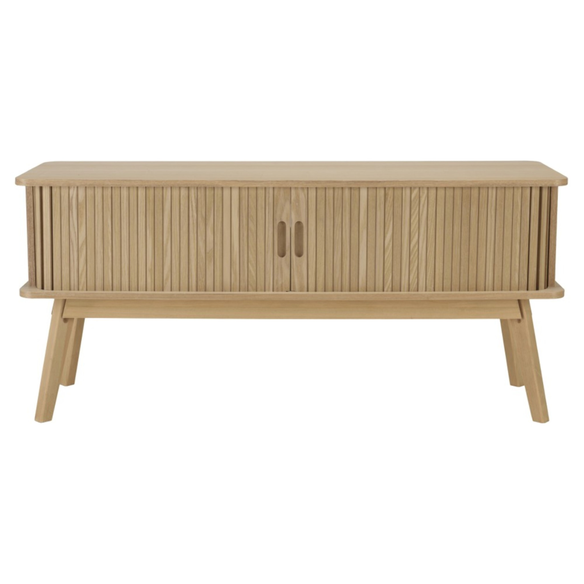 AGATHE - Meuble TV 100x30cm en bois couleur naturelle