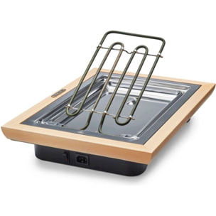 Pierre à cuire LAGRANGE Grill' Pierre® Deluxe bois clair à poser, 37.3x23.4 cm