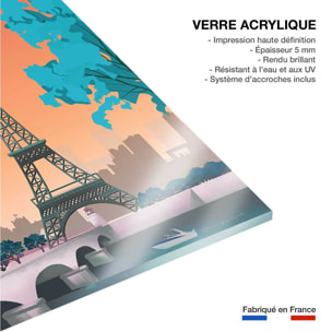 Tableau ville Paris France Tableau plexiglas