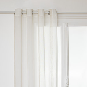 Voilage - lin - blanc - 140x240 cm