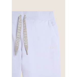 Pantaloni con Polsini in Costina e Logo FREDDY su coulisse