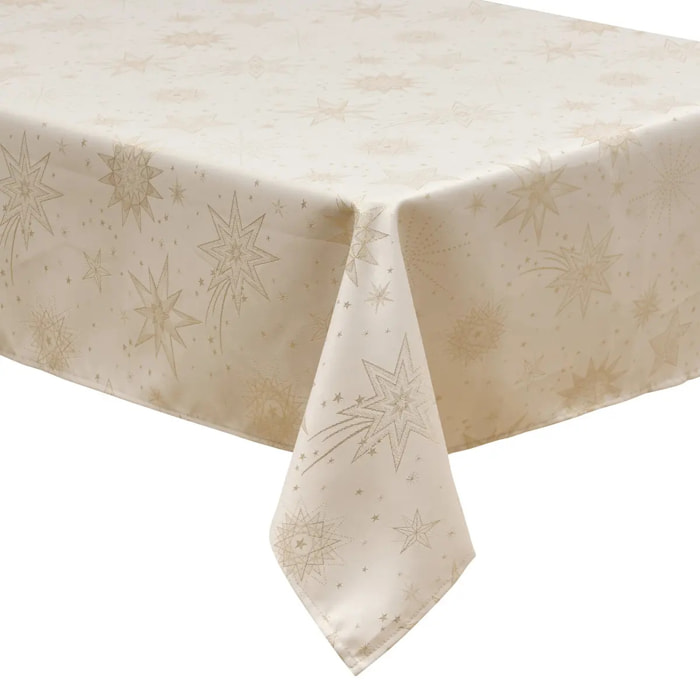 Nappe jacquard étoiles 140x240cm