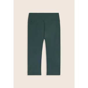 Leggings corsaro vita alta in tessuto tecnico elasticizzato