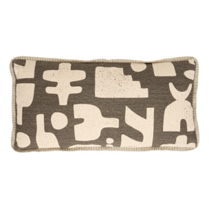 Coussin de dos Nyero rectangulaire 40x80cm vert