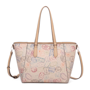 Borsa a spalla  da donna Poliuretano Prodotto alla Moda 44x16x28 cm