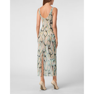 PHILIPP PLEIN Vestido largo FLAME