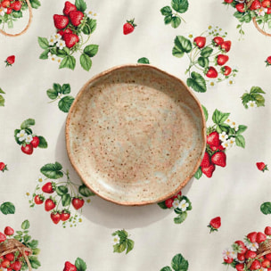 Mantel antimanchas Fresas - 100% algodón -