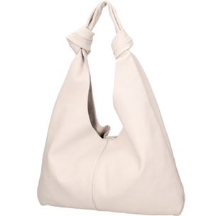 Borsa a spalla da donna In Vera pelle Made in Italy 40x42x2 cm