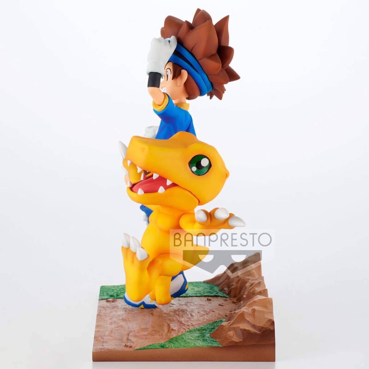 Digimon Adventure Adventure Archives Taichi E Agumon Figura 15cm Banpresto