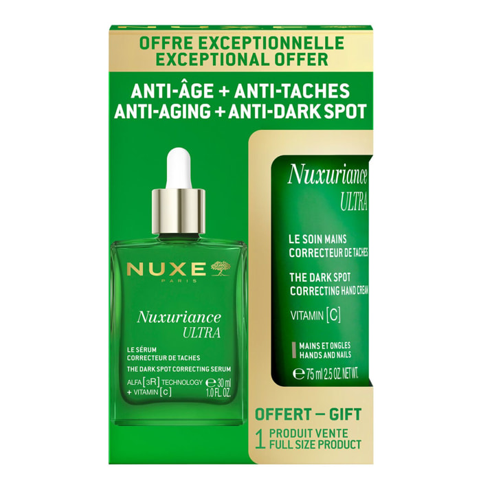 Nuxuriance Ultra - Duo Le Sérum Correcteur de Taches 30 ml + Soin pour les Mains 75 ml