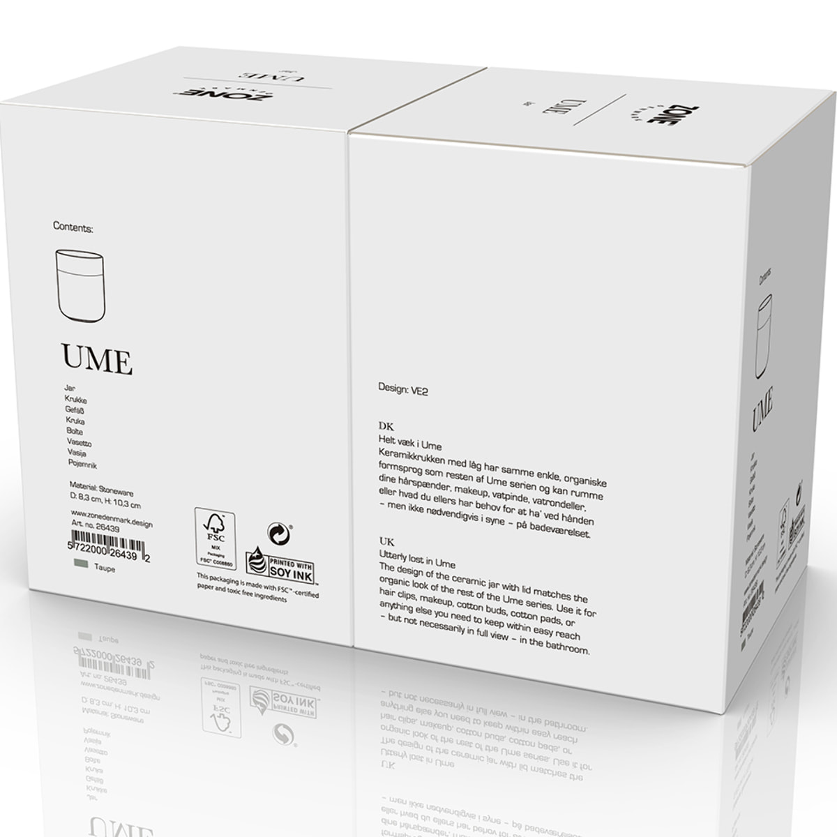 Pot avec couvercle Ume