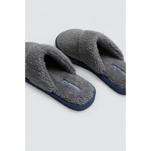 Pantofole da casa con pelle di pecora