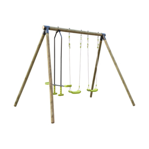 Aire de jeux balançoires, 1 face-à-face NAROIT