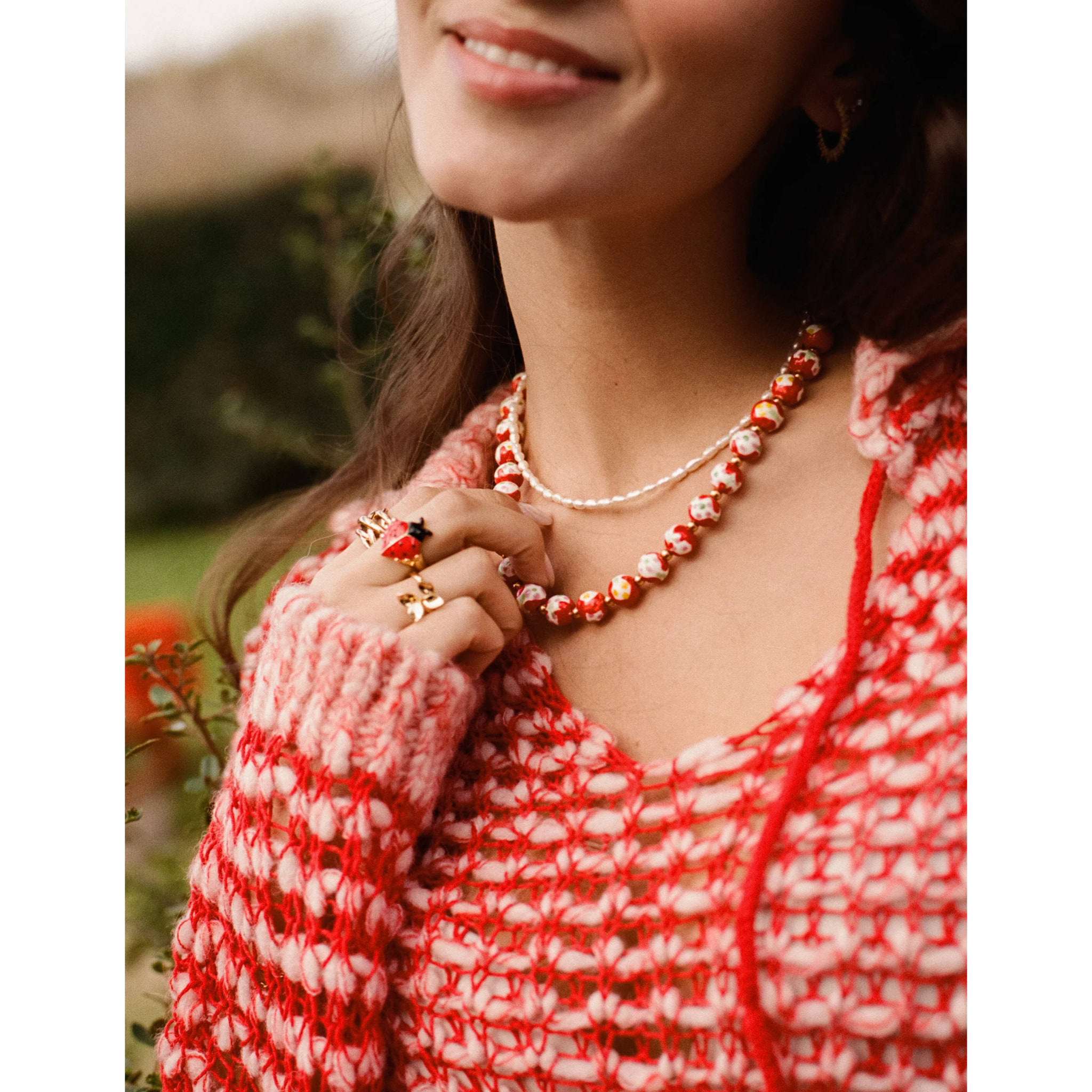 Collana Crimson Acciao Placcato Oro