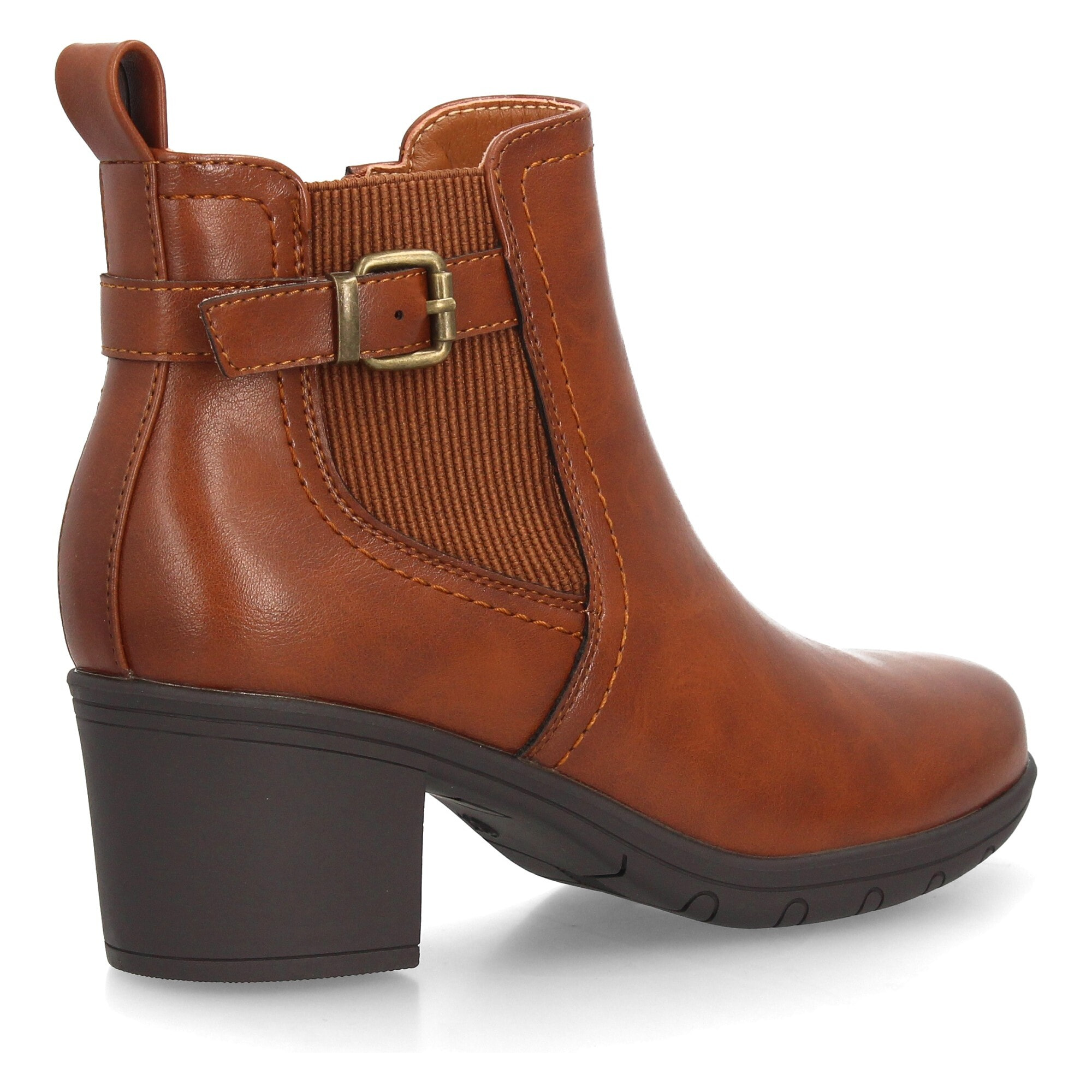 Botines Chelsea con hebilla decorativa