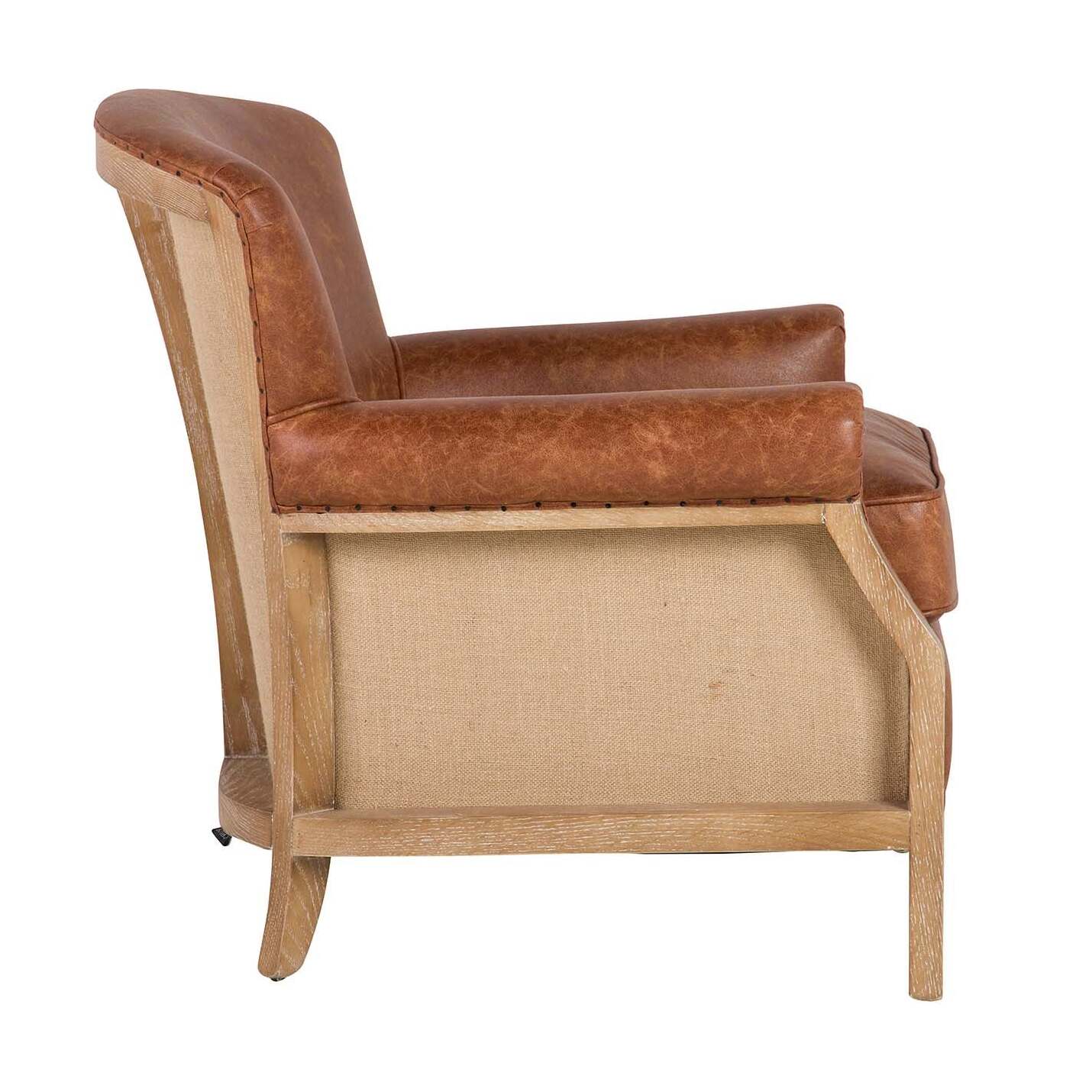 Butaca Madera Fresno Marron 76x81x78 Cm
