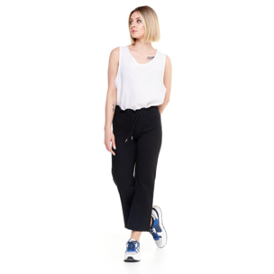 Pantalones deportivos de mujer brillantes hasta los tobillos
