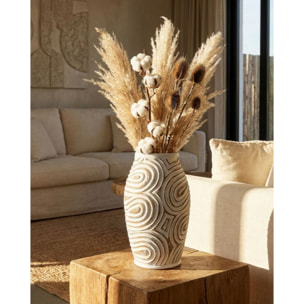 VASO RESINA OBLIX CM Ø 19,5X35 (APERTURA CM Ø 10,5)