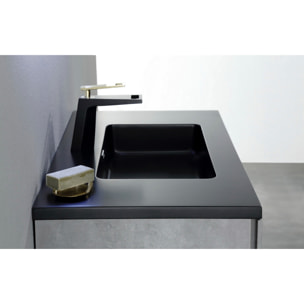 Tomasucci Mobile bagno WILLY BLACK CEMENT 90 multicolore