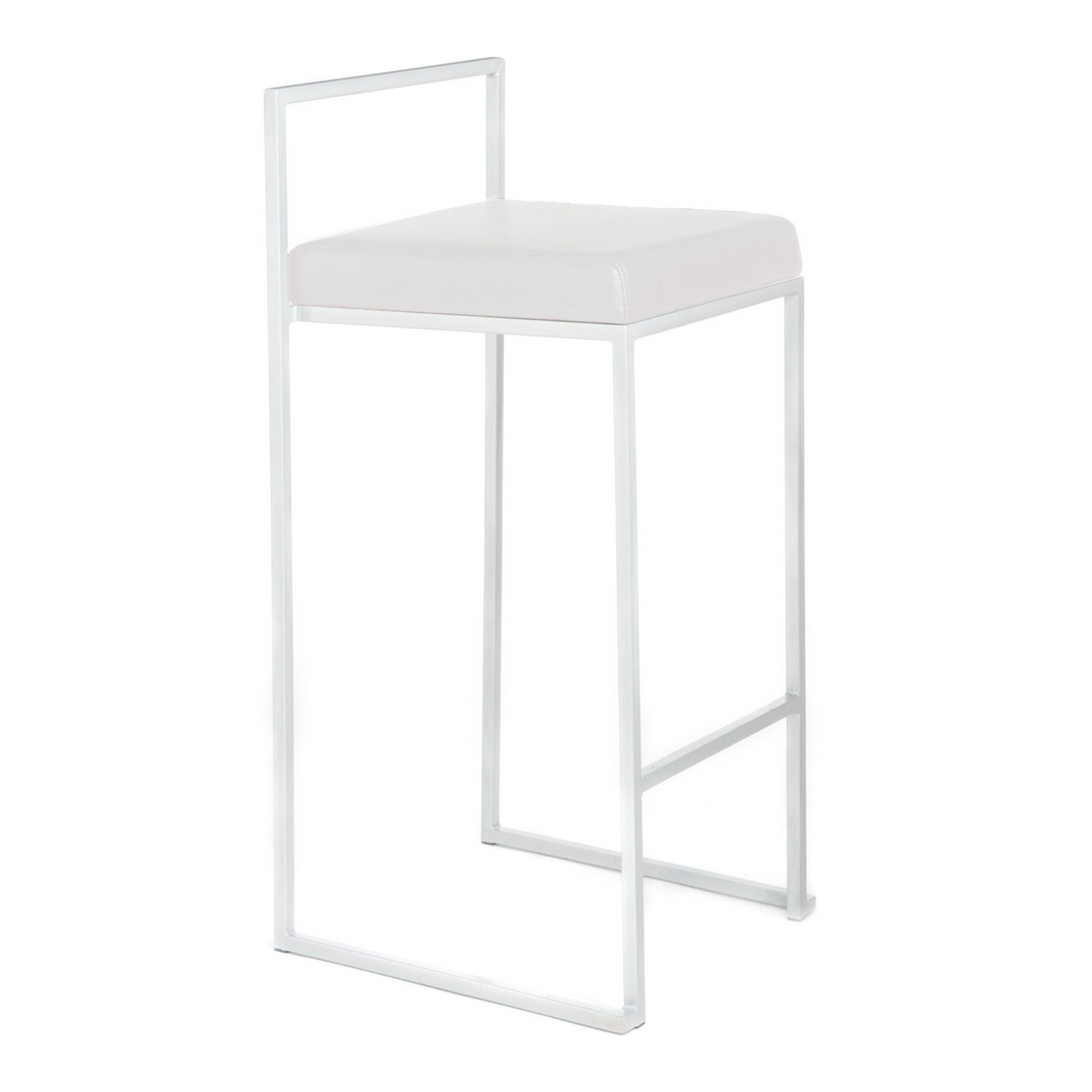 Tomasucci Lot de 2 TABOURETS DODO BLANC Blanc